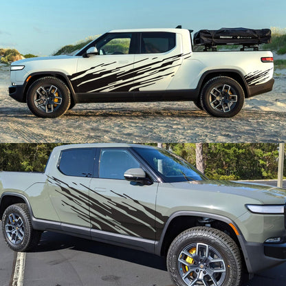 Digital Mud Splash Truck Decal. Universal Fit. Set of 2. #6928