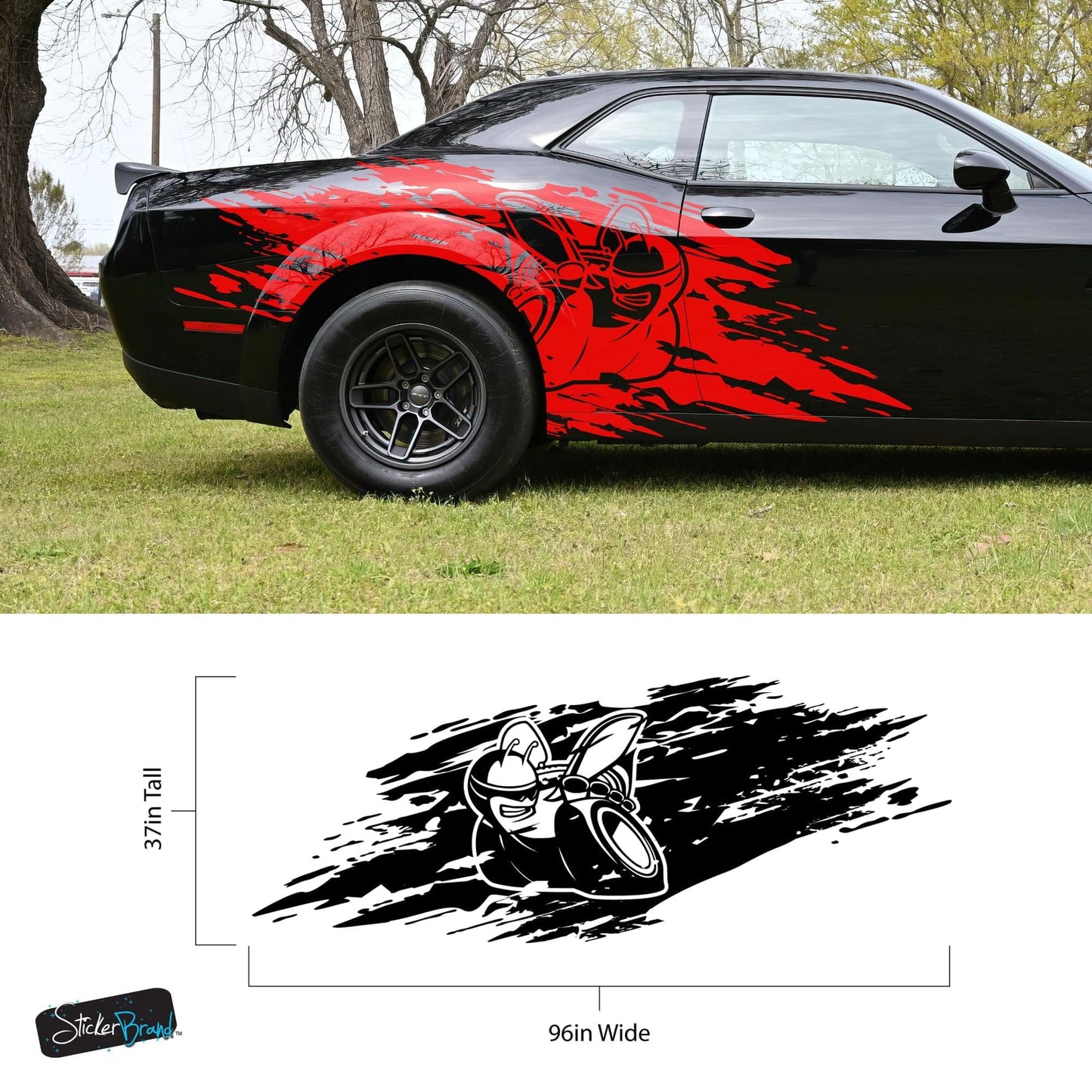 Scat Pack Decal Sticker for Challenger, Charger. #7026
