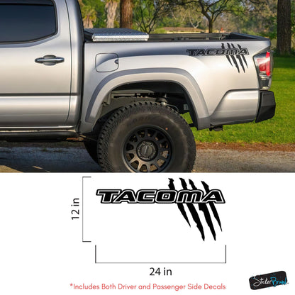 Toyota Tacoma Raptor Claw Decal Sticker. Set of 2. #7111