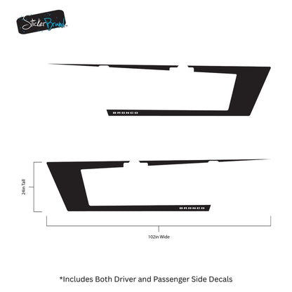 Graphic Decal for Ford Bronco. #6995