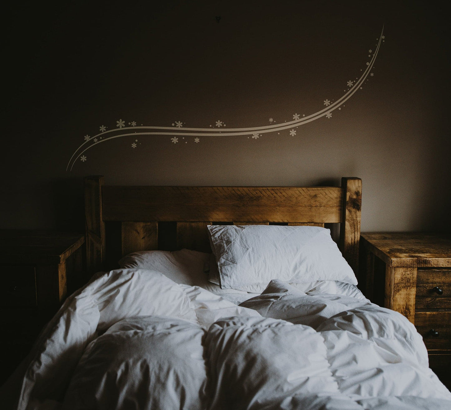 Vinyl Wall Decal Sticker Long Floral Vine #608