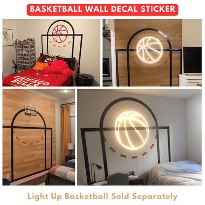 Basketball Free Throw Line Wall Decal. #6240