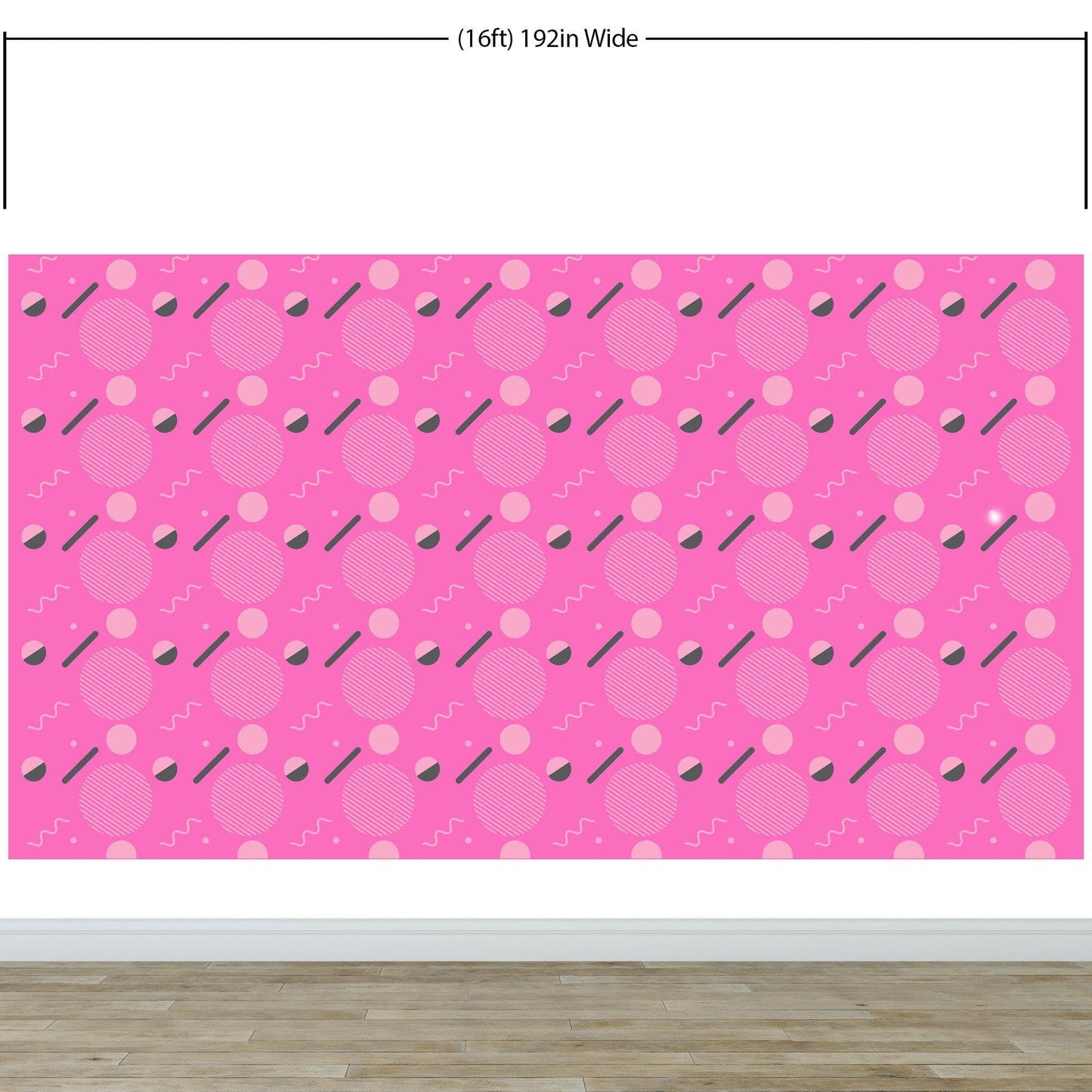 80's Wallpaper Neon Pink. 90’s Vintage Pink Memphis Wallpaper. I Love 80s. #6539