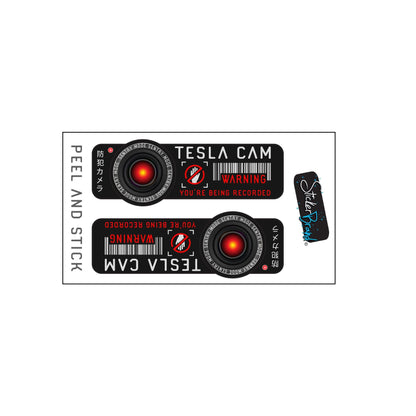 Tesla Cam Warning Sticker Decal. #6570