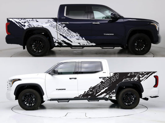 Toyota Tundra Graphic Decal Mud Splash. #6583
