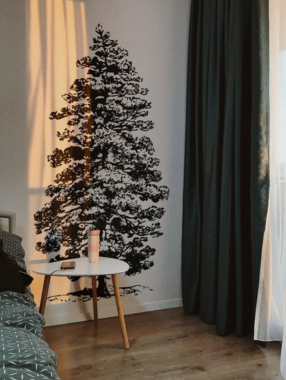 Pine Tree Wall Decal Sticker. #658