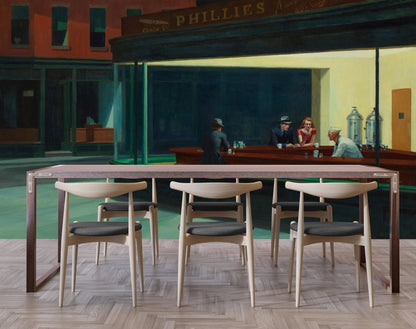 Nighthawks Painting Wallpaper. Painting by Edward Hopper. #6654