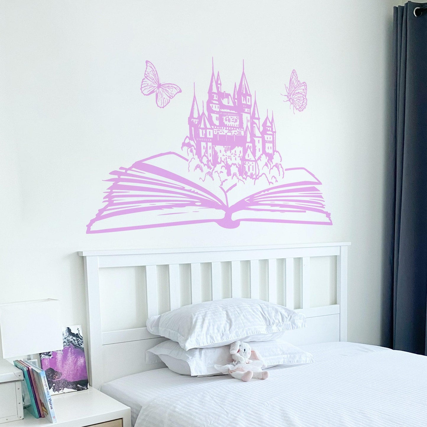 Fairytale Castle Book Wall Decal Sticker. #6667