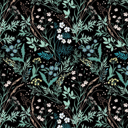 Green Fern Floral Botanical Pattern Wallpaper. #6685