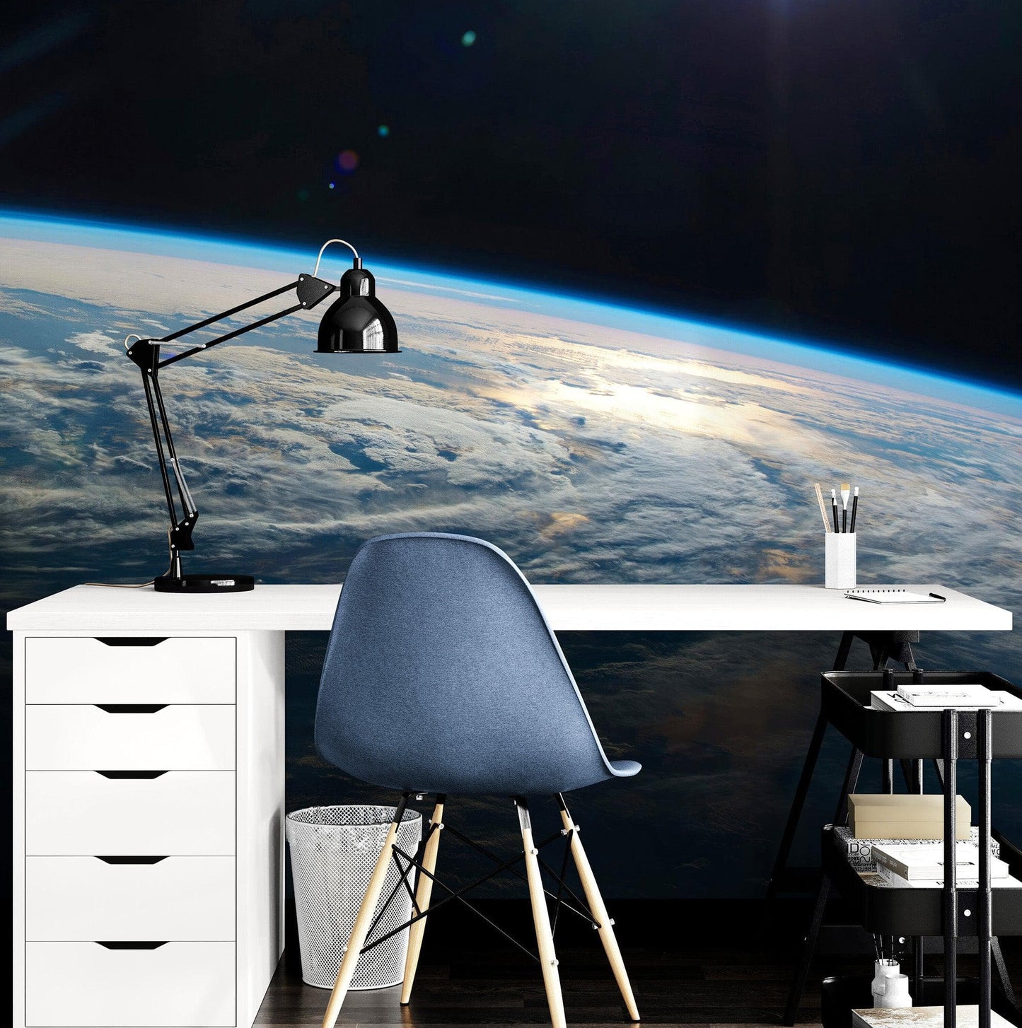 Earth Wallpaper Mural Design. Space Mural. #6694