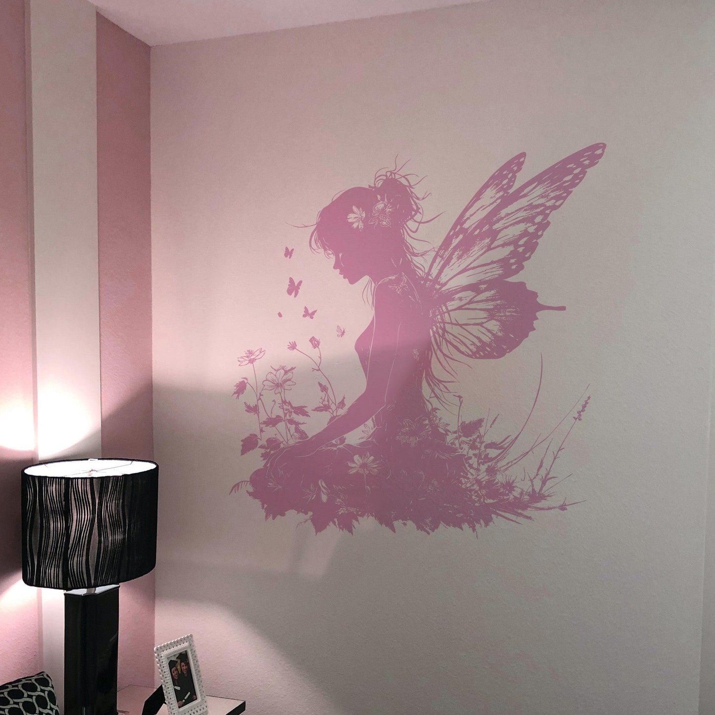Fairy Wall Decal Sticker. Butterfly Fantasy Theme Decor. #6714