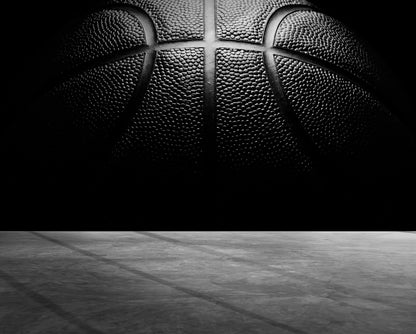 Black Basketball Wallpaper Mural - Perfect for Sports Enthusiasts! #6715