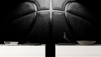 Black Basketball Wallpaper Mural - Perfect for Sports Enthusiasts! #6715