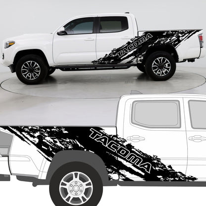 Toyota Tacoma Truck Mud Splash Car Decal Graphic Sticker. #6779