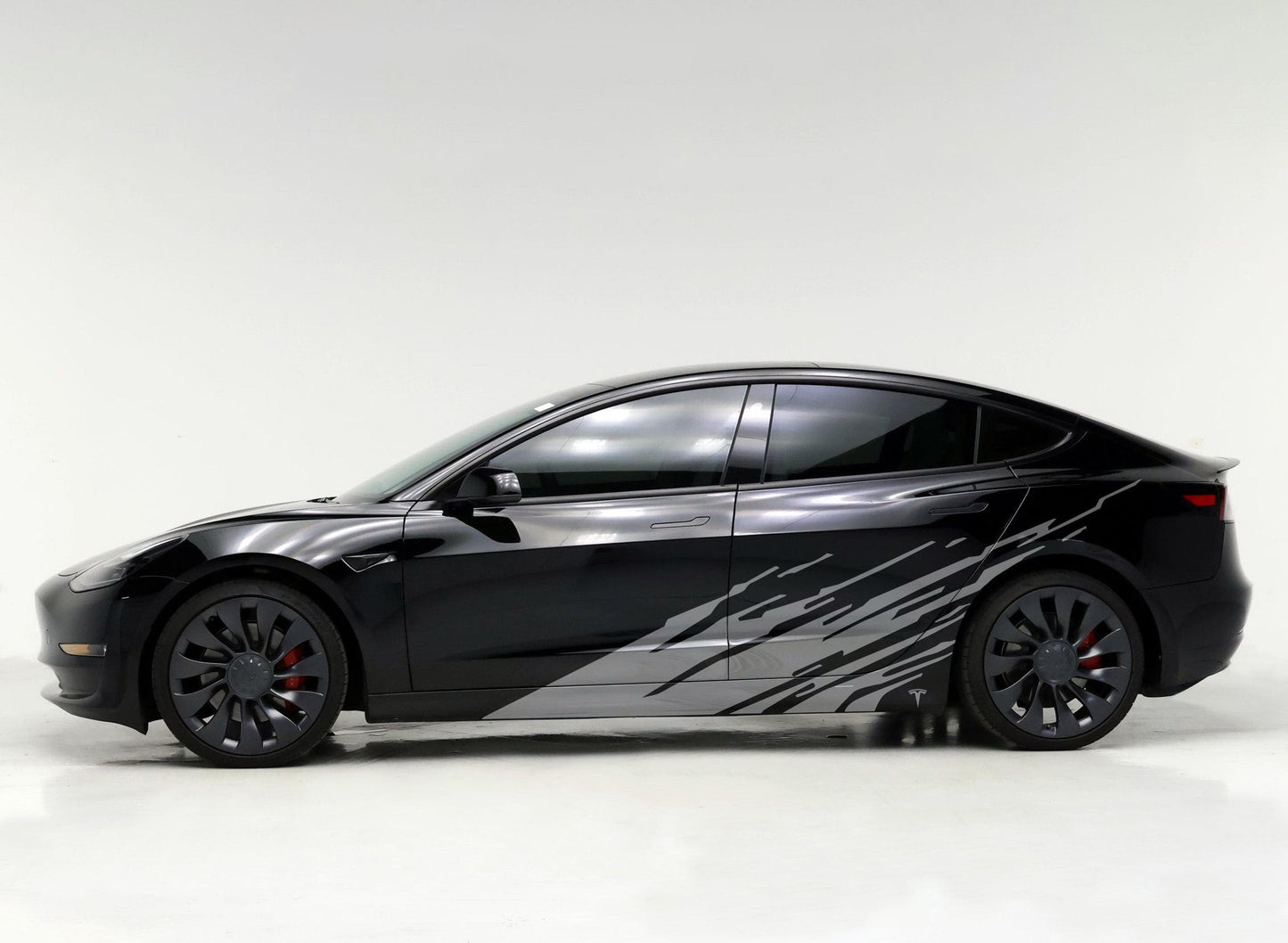 Tesla Graphic Decal. Digital Splash Design. #6793