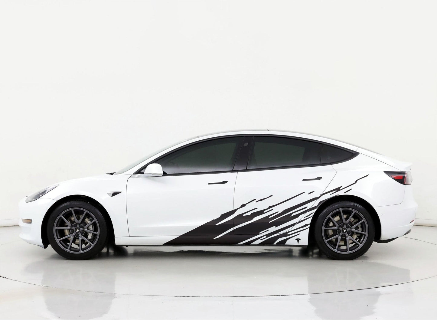 Tesla Graphic Decal. Digital Splash Design. #6793