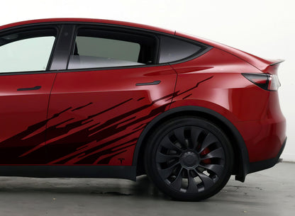 Tesla Graphic Decal. Digital Splash Design. #6793