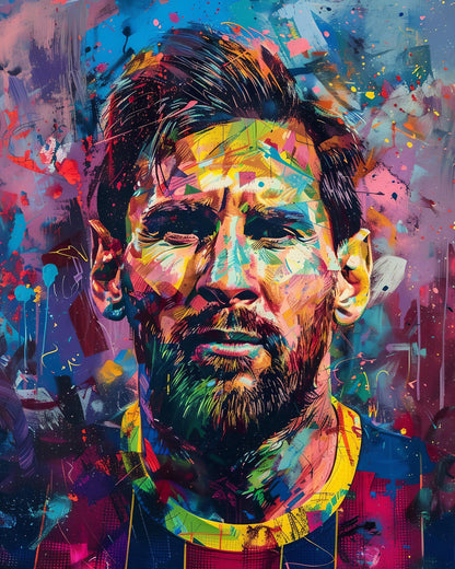 Lionel Messi Art Wallpaper Mural. #6853