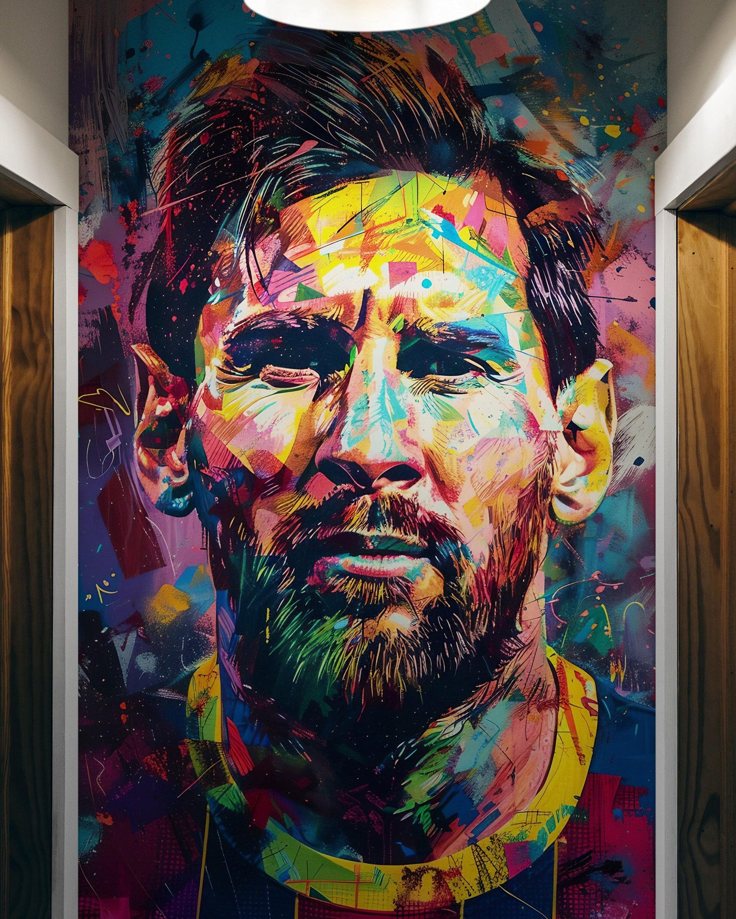 Lionel Messi Art Wallpaper Mural. #6853