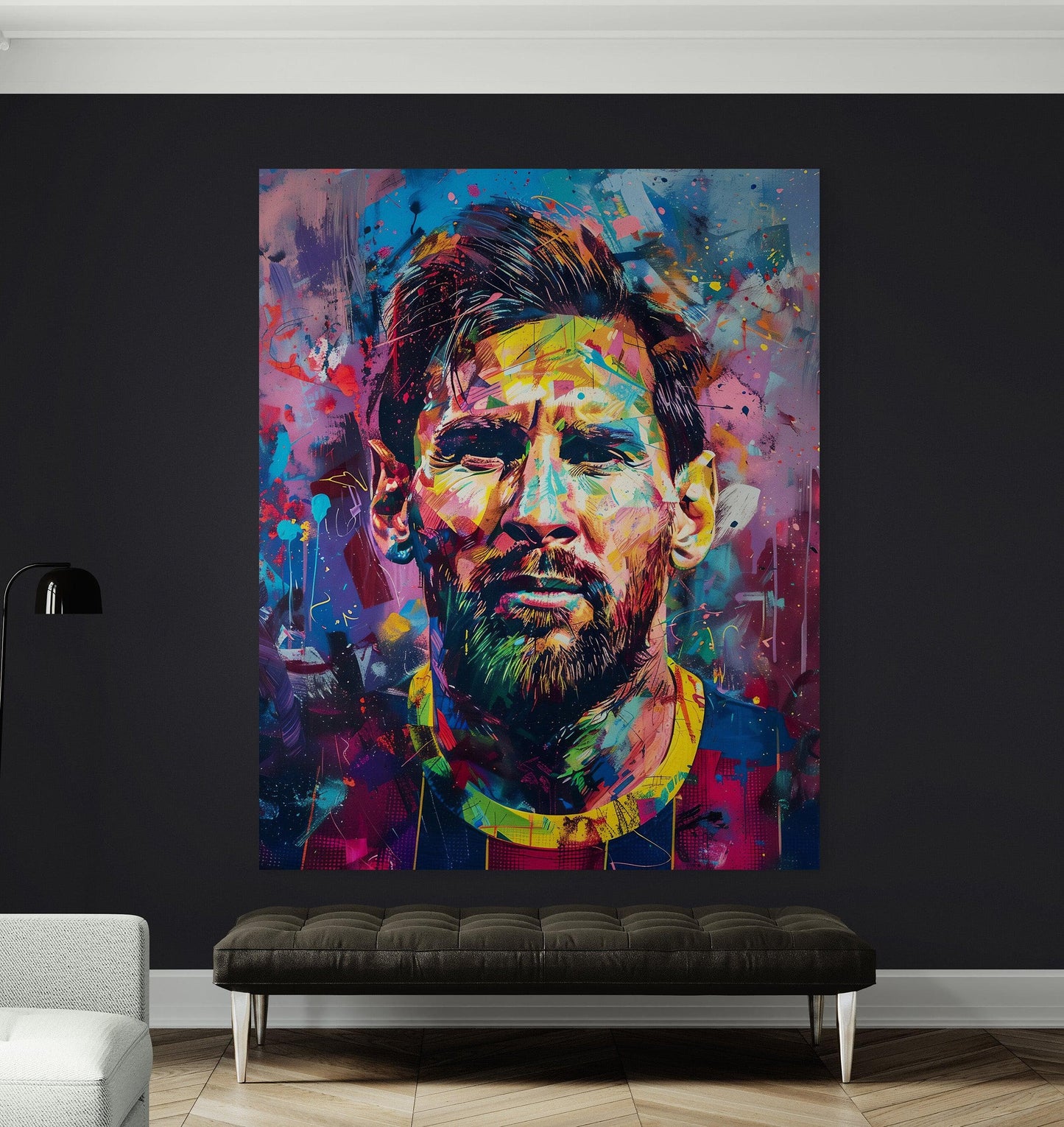 Lionel Messi Art Wallpaper Mural. #6853