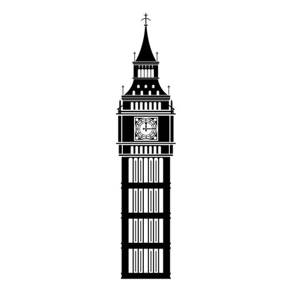 London Big Ben Clock Tower Wall Decal Sticker. #6854