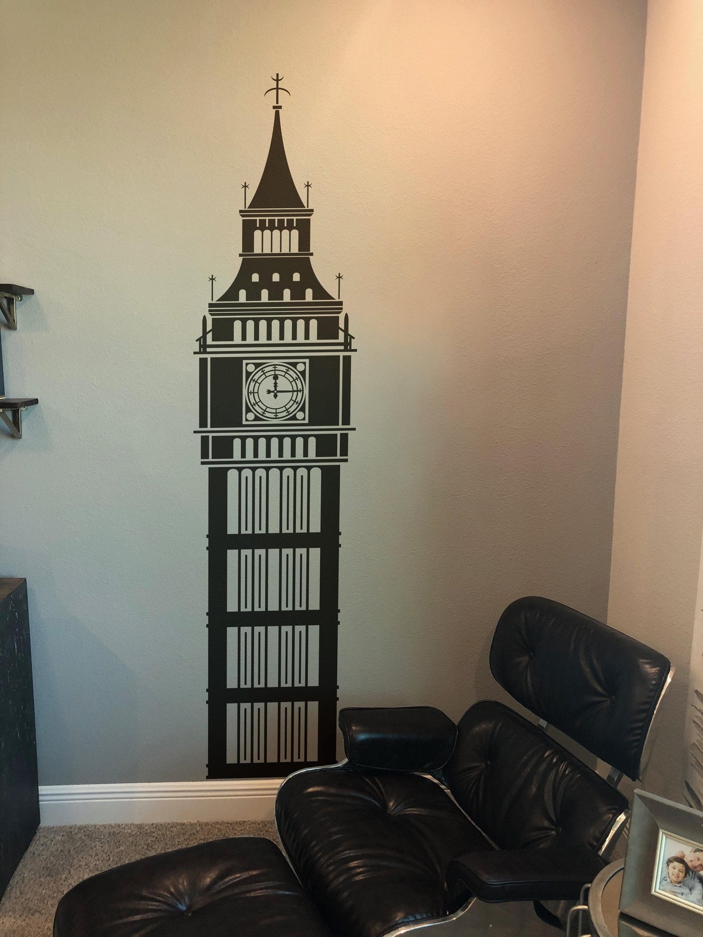 London Big Ben Clock Tower Wall Decal Sticker. #6854