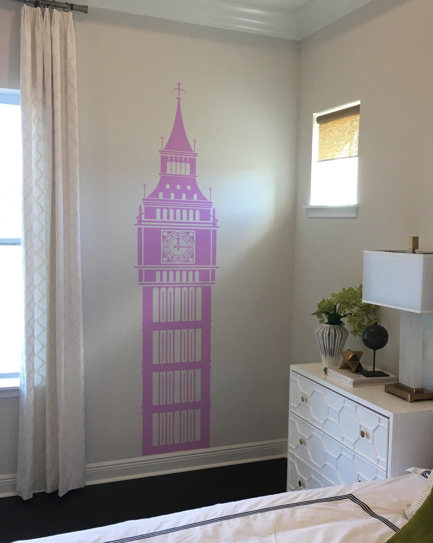 London Big Ben Clock Tower Wall Decal Sticker. #6854