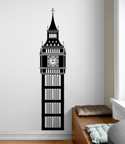 London Big Ben Clock Tower Wall Decal Sticker. #6854