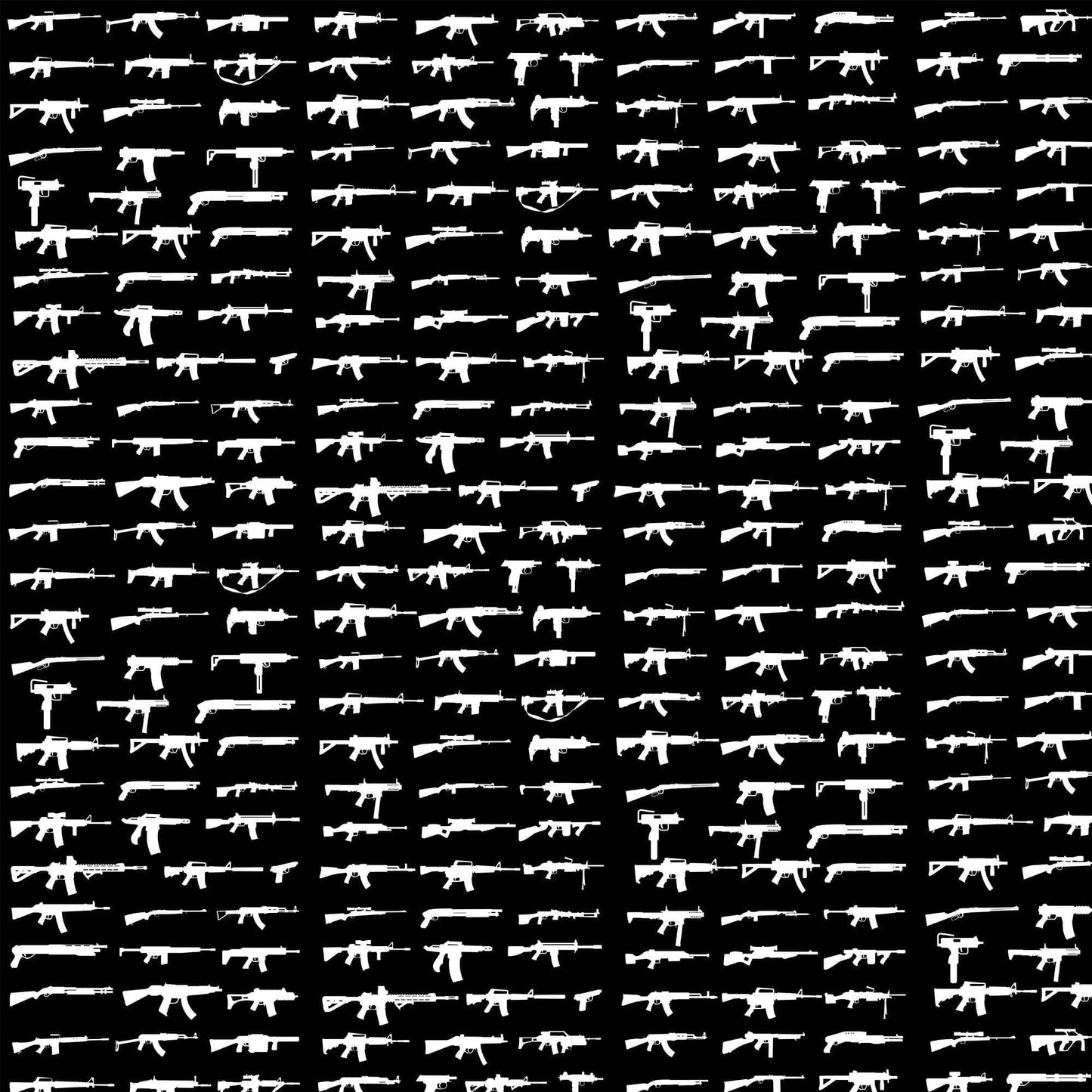 Gun Pattern Wall Mural. Urban Camo Wallpaper. #6860