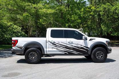 Digital Mud Splash Truck Decal. Universal Fit. Set of 2. #6928