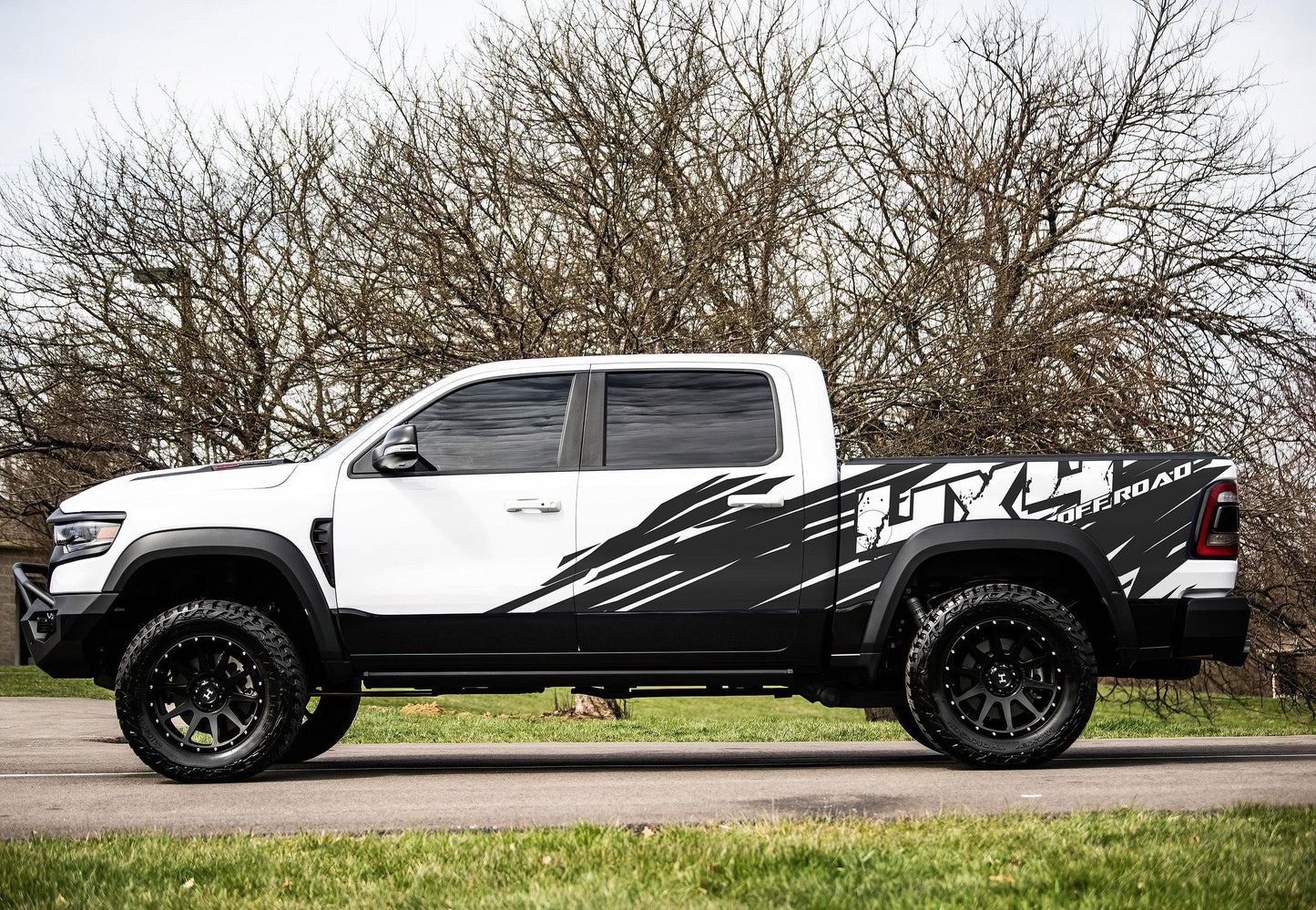 4x4 Off Road Truck Graphic Decal. Mud Splash Sticker. #6972