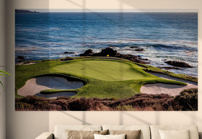 Pebble Beach Golf Course Wallpaper Mural. #6977
