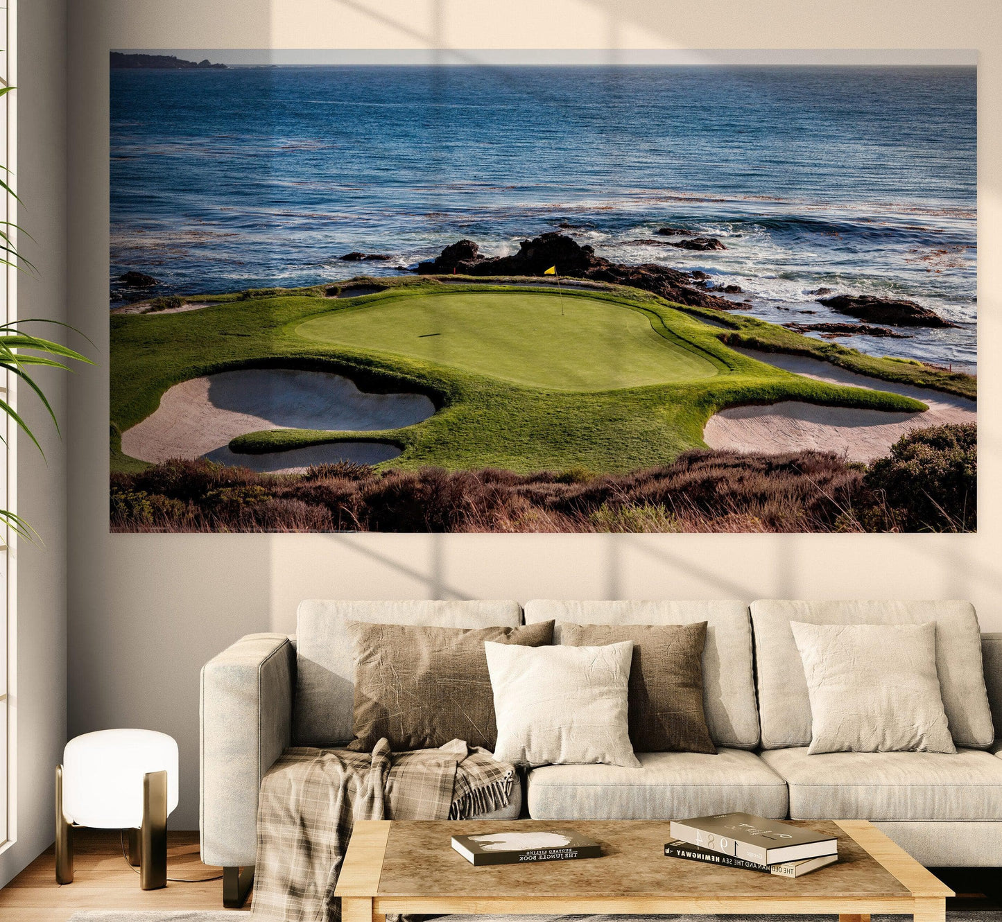 Pebble Beach Golf Course Wallpaper Mural. #6977