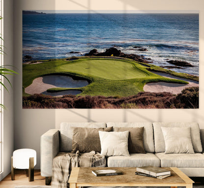 Pebble Beach Golf Course Wallpaper Mural. #6977