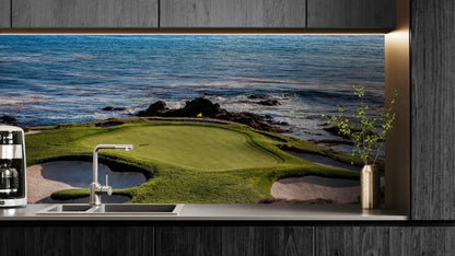 Pebble Beach Golf Course Wallpaper Mural. #6977