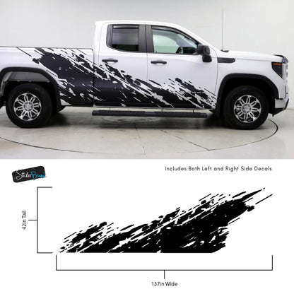 Truck Mud Splash Graphic Sticker. Silverado / GMC Sierra. #6898