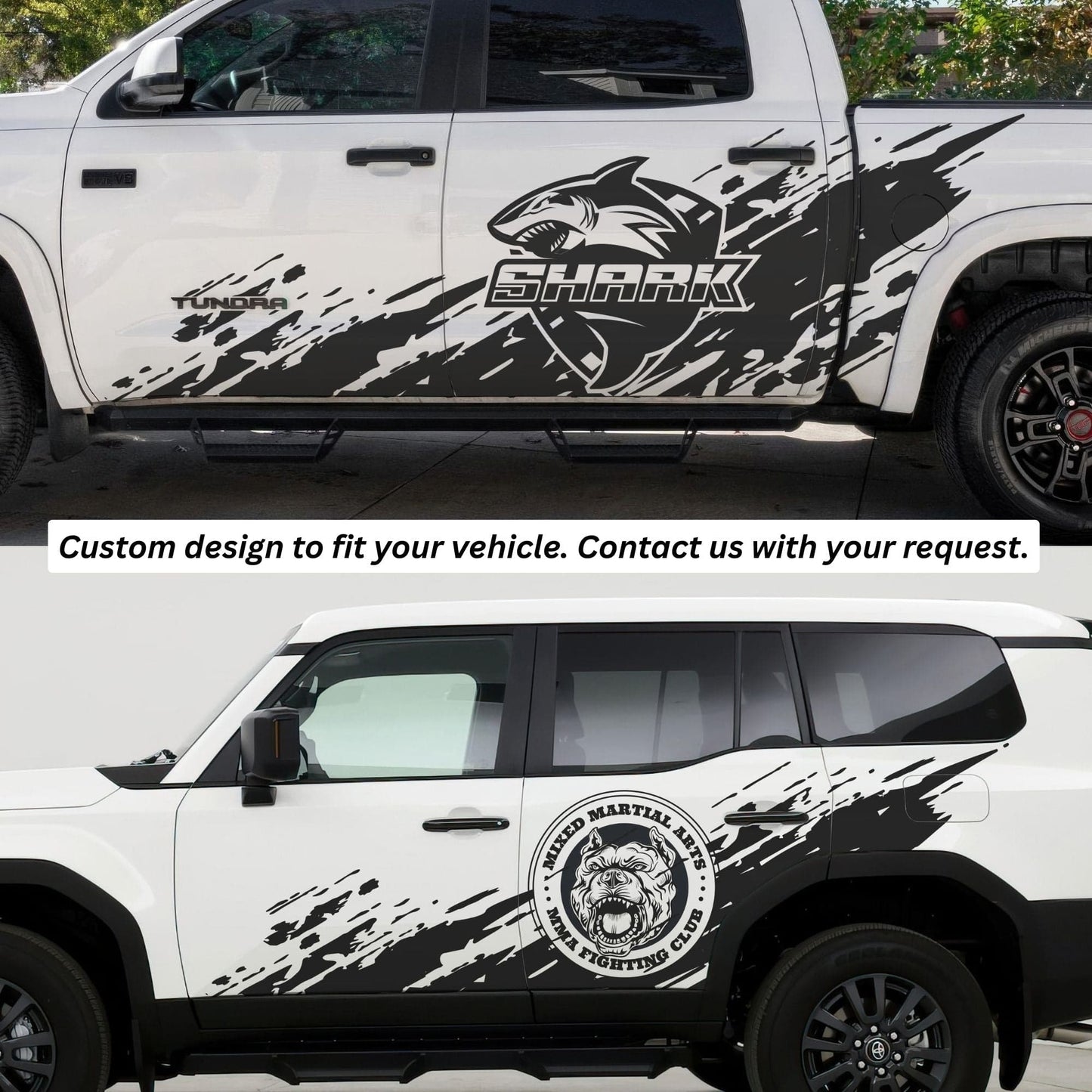 Custom Off Road Graphic Truck Decal Sticker. Personalized Logo for your Vehicle. #7009