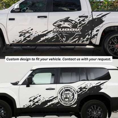 Custom Off Road Graphic Truck Decal Sticker. Personalized Logo for your Vehicle. #7009