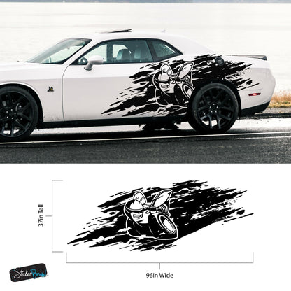 Scat Pack Decal Sticker for Challenger, Charger. #7026