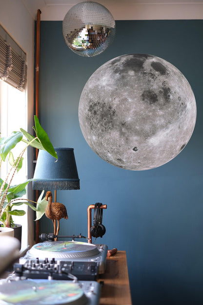 Large Moon Wall Decal. #7001