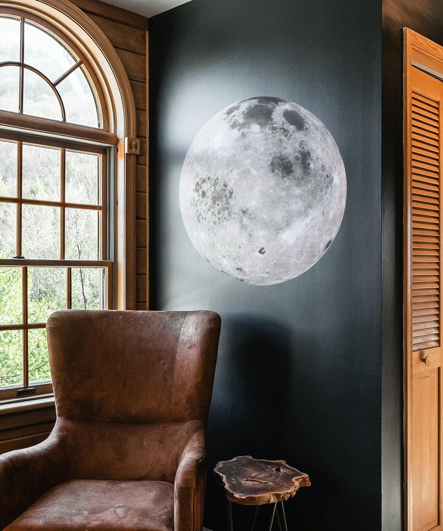 Large Moon Wall Decal. #7001