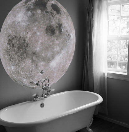 Large Moon Wall Decal. #7001