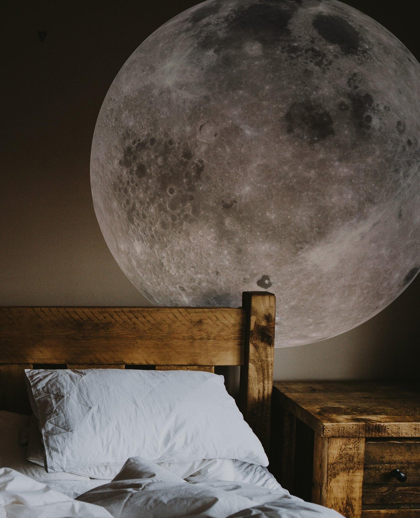 Large Moon Wall Decal. #7001