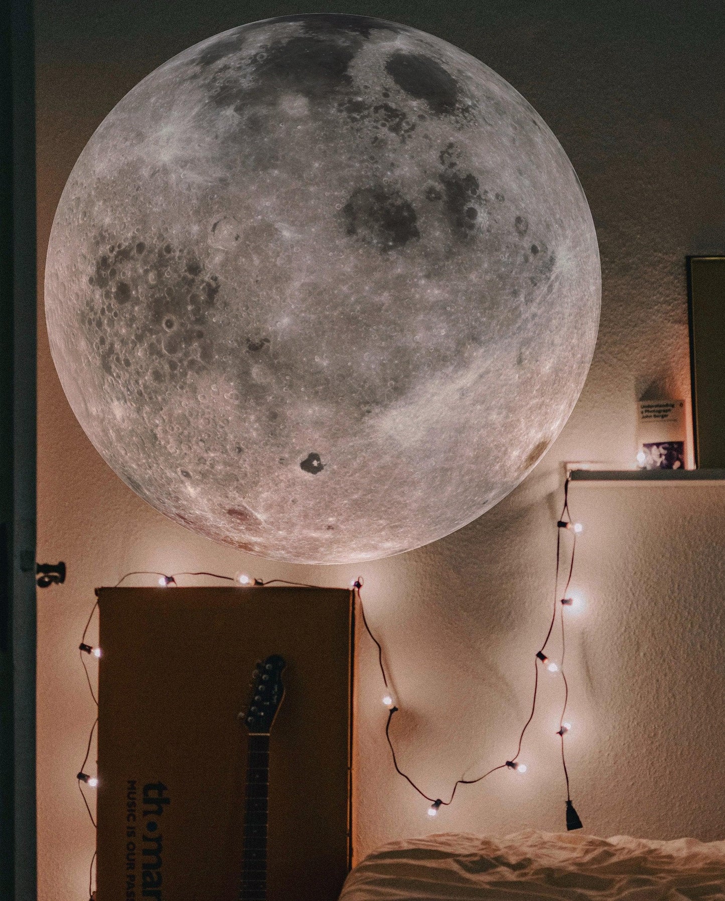 Large Moon Wall Decal. #7001