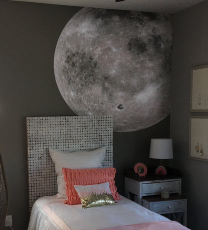 Large Moon Wall Decal. #7001
