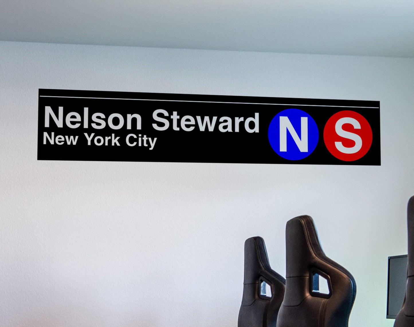 Custom Subway Sign Wall Sticker. Custom Name/Text. #7007