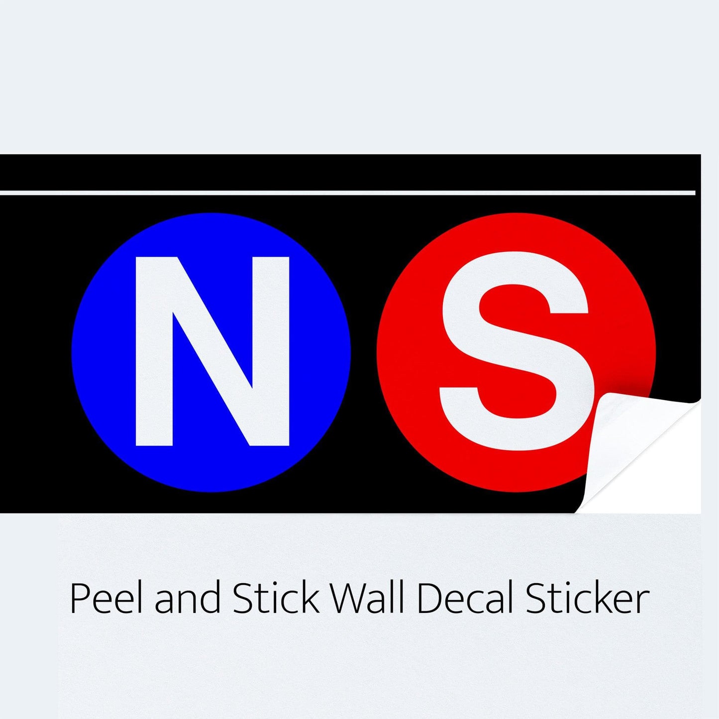 Custom Subway Sign Wall Sticker. Custom Name/Text. #7007