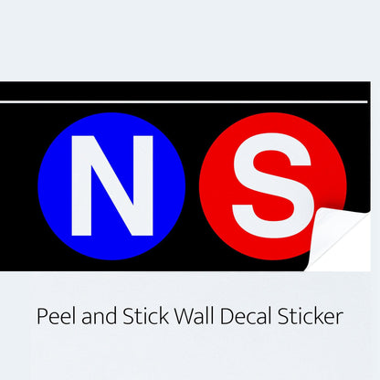 Custom Subway Sign Wall Sticker. Custom Name/Text. #7007