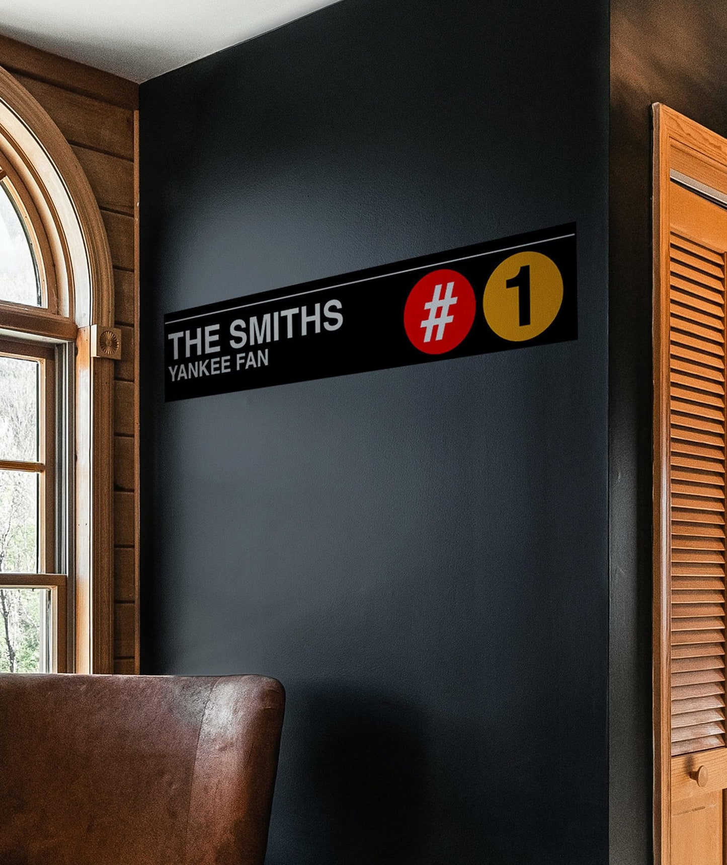 Custom Subway Sign Wall Sticker. Custom Name/Text. #7007