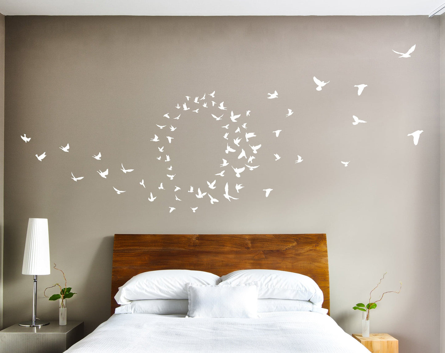 Birds Flying in Circular Pattern Wall Decal Sticker. #7030